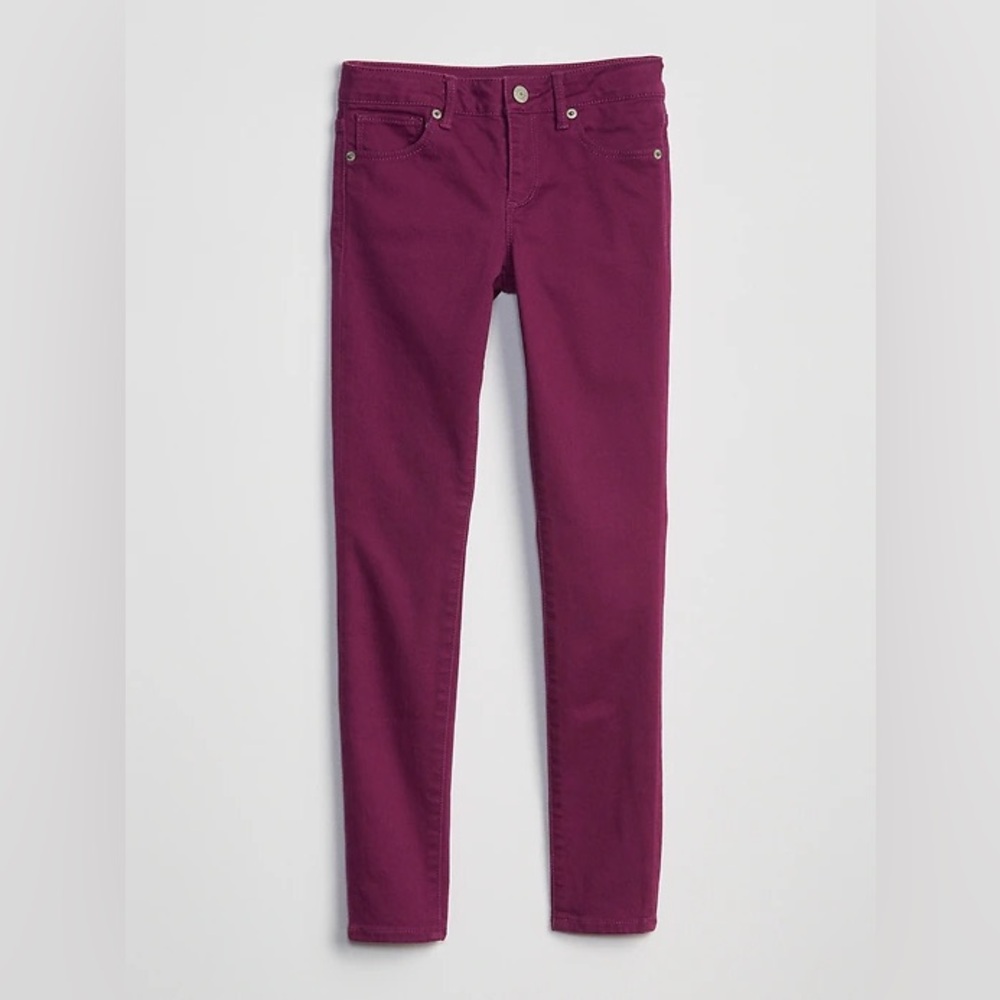 2/15$ 🍒 Old Navy Women's Dark Red Burgundy Skinny Jeans Jeggings